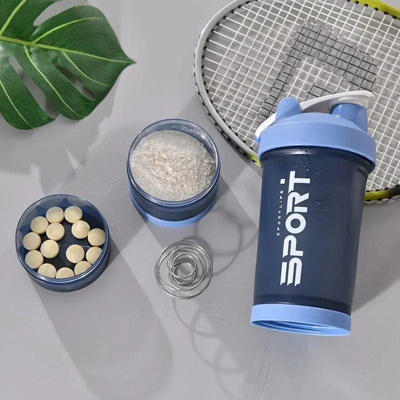 STACKCUP™ All-in-One Shaker – Protein, Creatine & Vitamins in One Bottle